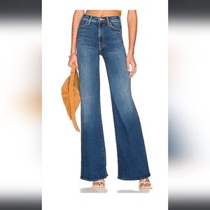 Mother The Hustler Roller Heel Jeans High Fidelity Size 34